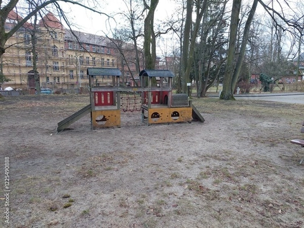 Obraz klettergerüst im Park