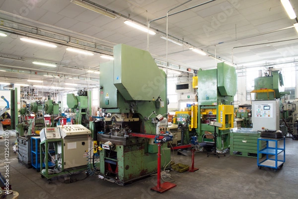 Obraz Workshop - Metal forming press