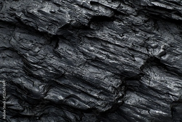 Obraz Dark Textured Rock Surface Abstract Background