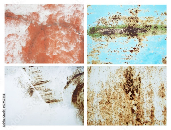 Obraz rusty metallic surface