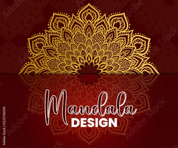 Fototapeta creative mandala design