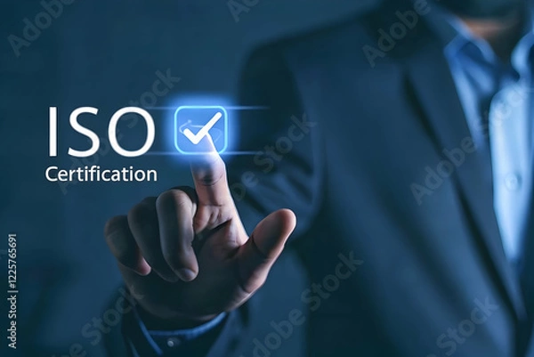 Fototapeta ISO Certification – Business Compliance and Quality Assurance