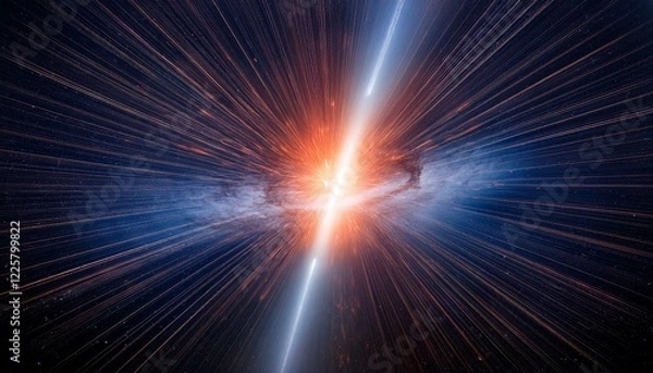 Fototapeta 시간이 멈춘 듯 정지된 초신성 잔해