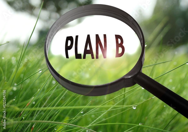 Fototapeta plan b