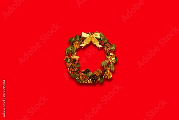 Obraz クリスマスリース