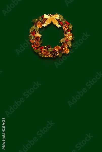 Obraz クリスマスリース