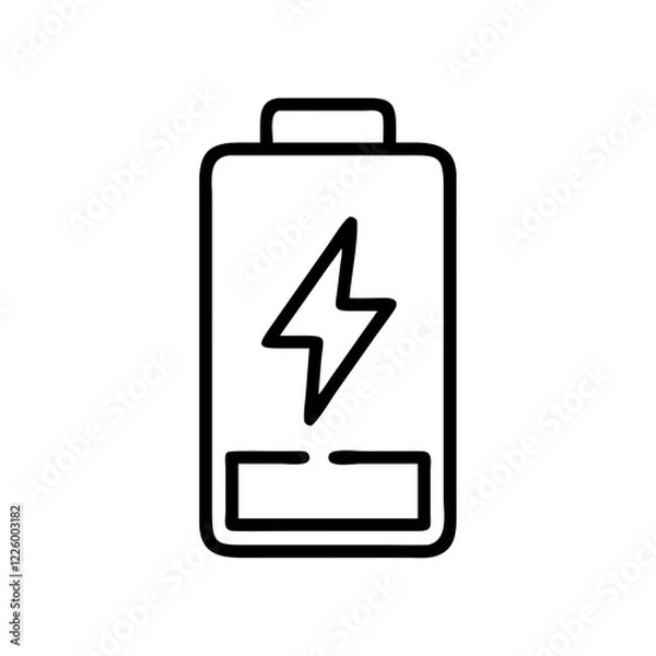 Fototapeta Battery Low Icon