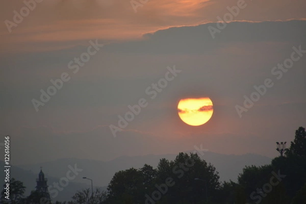 Obraz Tramonto di Melzo