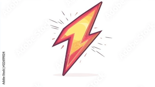 Fototapeta lightning bolt icon