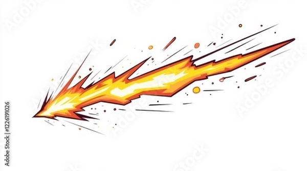 Fototapeta explosion of fire