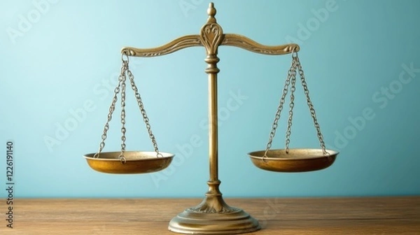Fototapeta scales of justice