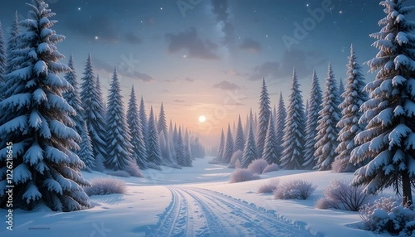 Obraz Christmas snow