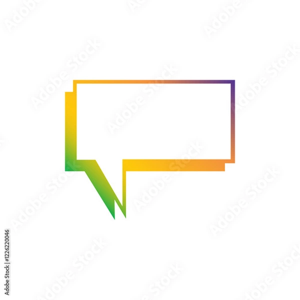 Fototapeta Speech bubble icon