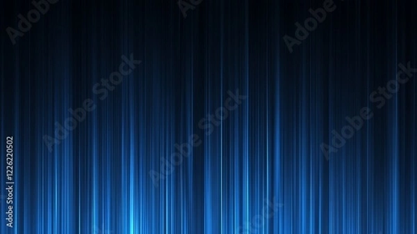 Obraz Abstract Blue Vertical Lines Background Design