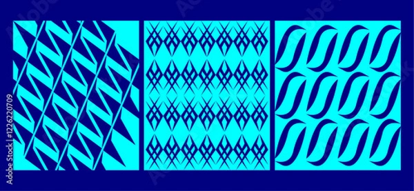 Obraz Pattern Design Blue Color