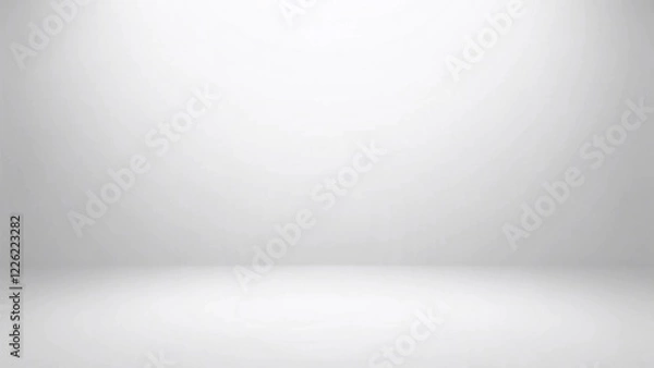 Fototapeta Gray empty room studio gradient used for background and display your product
