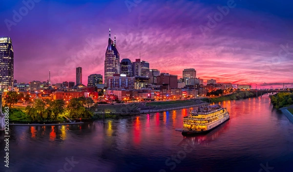 Obraz Nashvile skyline shortly after a storm