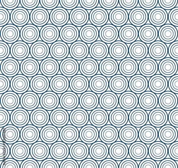 Fototapeta Circular seamless pattern illustration