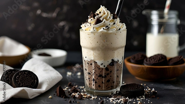 Obraz chocolate with marshmallows