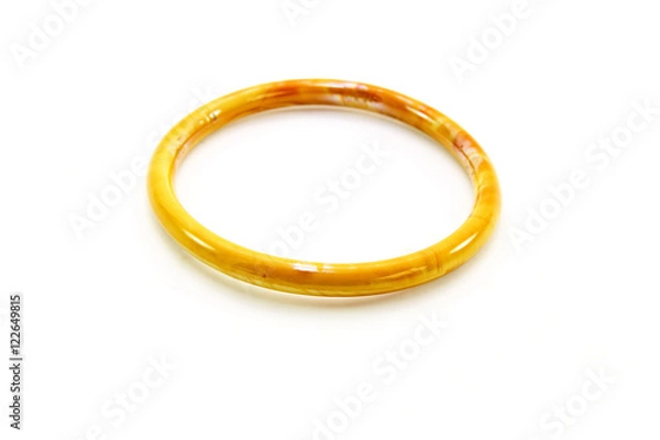 Obraz Bangle on white background