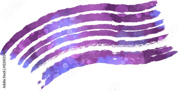 Fototapeta 和風の背景素材　波打つ筆の流れ