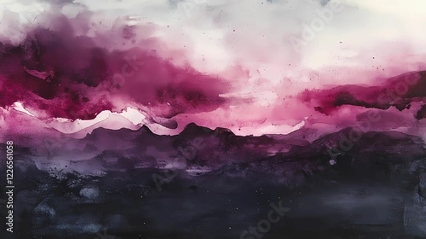 Fototapeta Black dark purple red burgundy wine color.