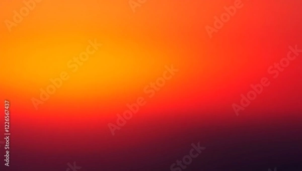 Obraz Stunning orange sunset gradient background with deep warm tones ideal for elegant modern and artistic digital designs