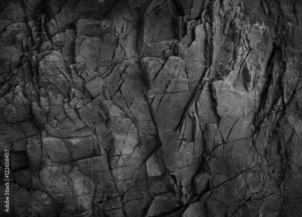 Fototapeta Ciemnoszary czarny łupek tło