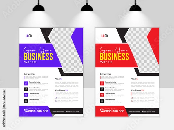 Obraz Business Flyer Design