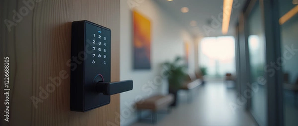 Fototapeta Modern smart access control system