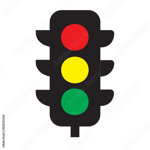 Fototapeta traffic light icon