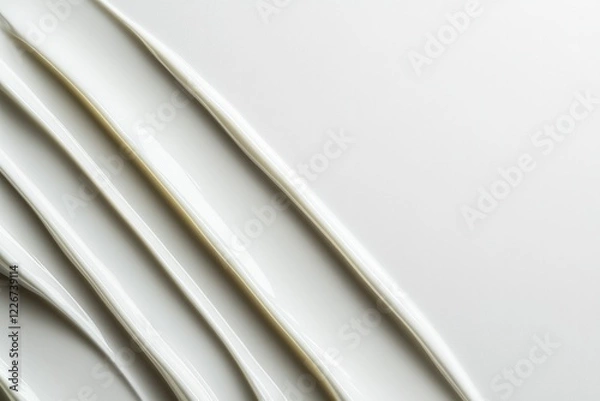 Fototapeta Smooth, flowing lines create serene composition, enhancing minim