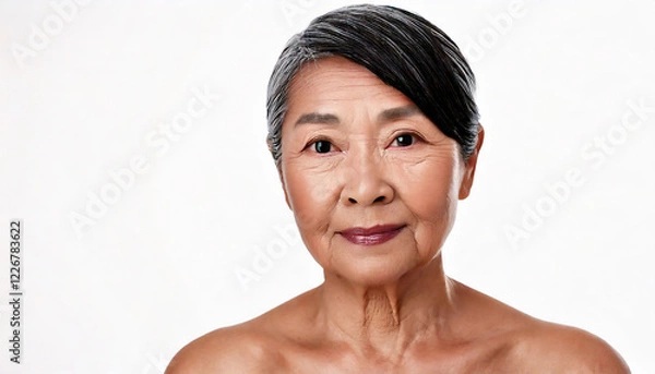 Obraz 成熟した日本人女性の魅力を捉えた落ち着いたポートレート