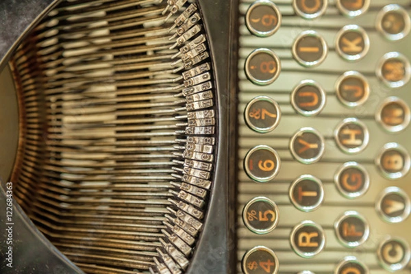 Obraz typewriter keys