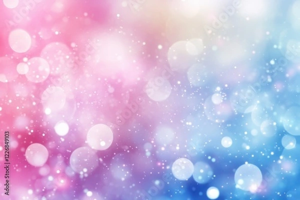 Fototapeta Pastel bokeh lights, soft focus, background, dreamy, design