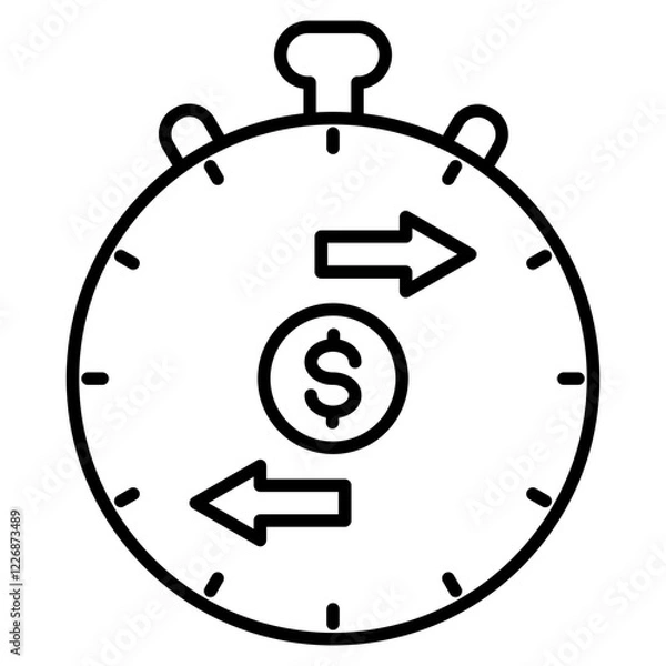 Obraz real time transaction Icon