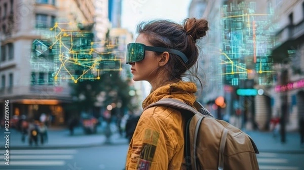 Obraz Augmented Reality Urban Navigation