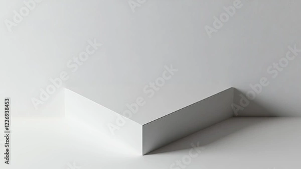 Fototapeta Minimalist White Stage The Perfect Product for Displaying Your Work