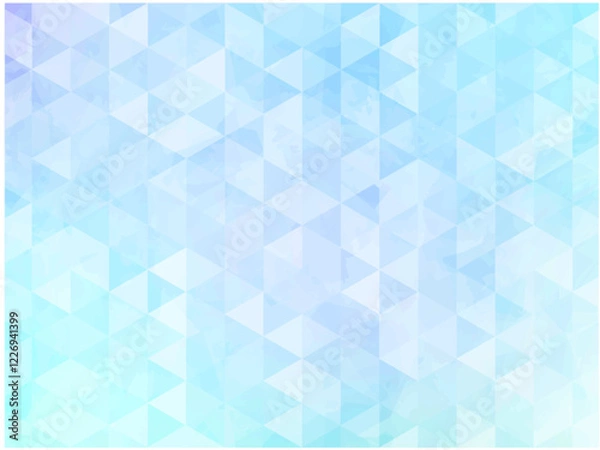 Obraz キラキラ三角バックグラウンド水色