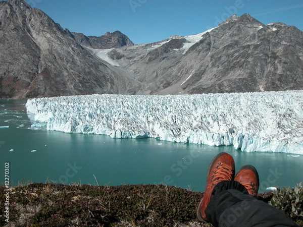 Obraz Blick über Gletscher