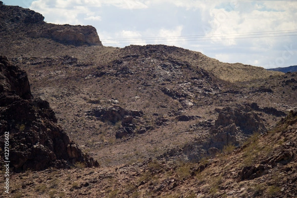 Obraz Rocks around Hoover Dam