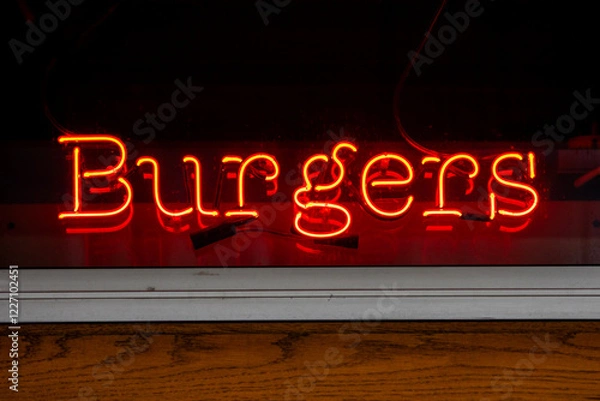 Obraz Burgers Sign