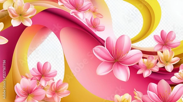 Obraz Elegant Spring Abstract Background with Smooth Gradients – Perfect for Creative Projects