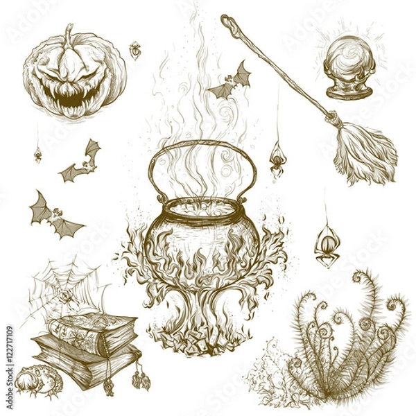 Obraz Illustration for Halloween