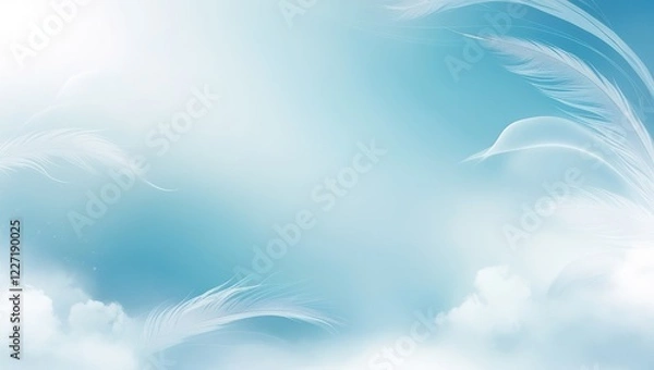 Fototapeta abstract with blue texture for 3d background
