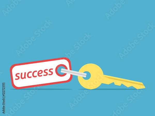Obraz Golden key to success