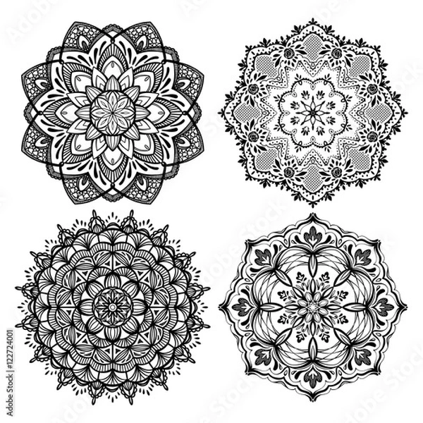 Fototapeta レース素材01 / 豪華で可愛い / 4パターン