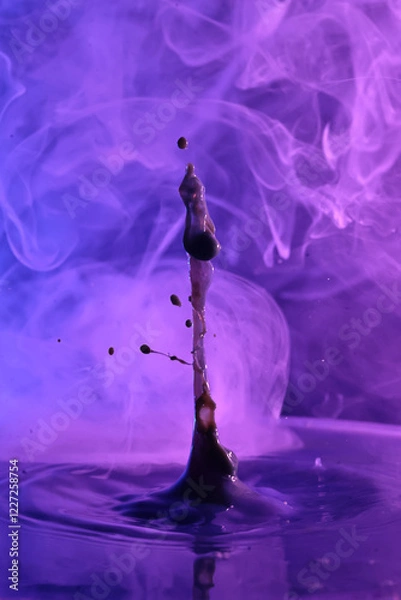 Obraz Rauchende Tropfen