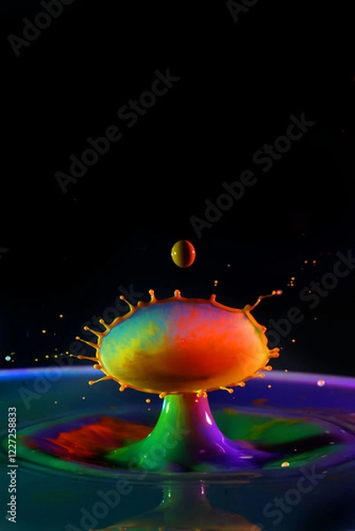 Obraz Der Farbspritzer