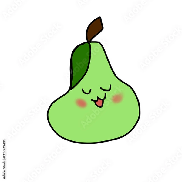 Fototapeta Cute fruit 